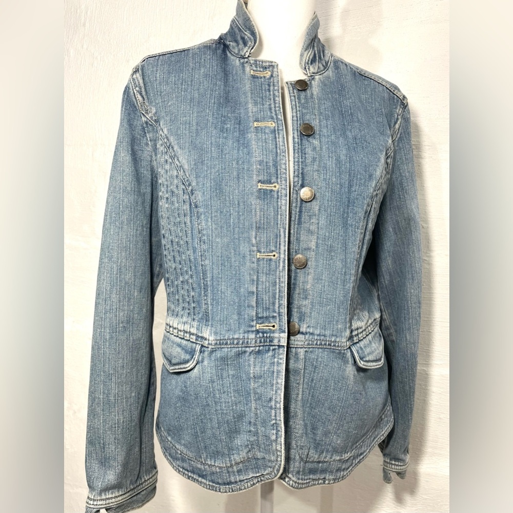 J.JILL  DETAILED JEAN JACKET (a253)